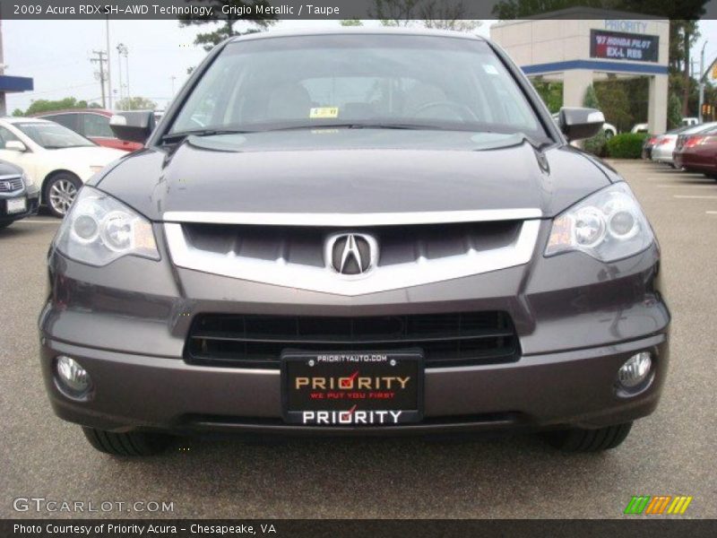 Grigio Metallic / Taupe 2009 Acura RDX SH-AWD Technology
