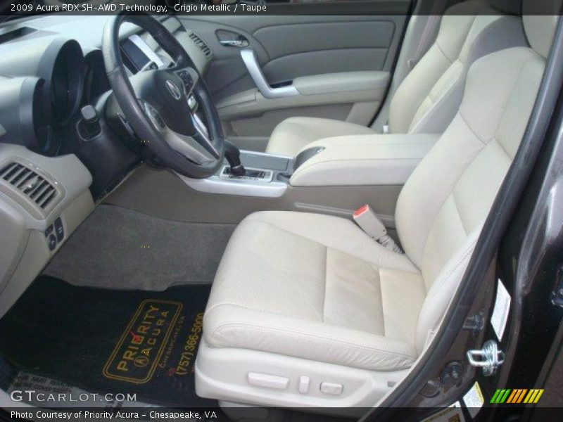 Grigio Metallic / Taupe 2009 Acura RDX SH-AWD Technology