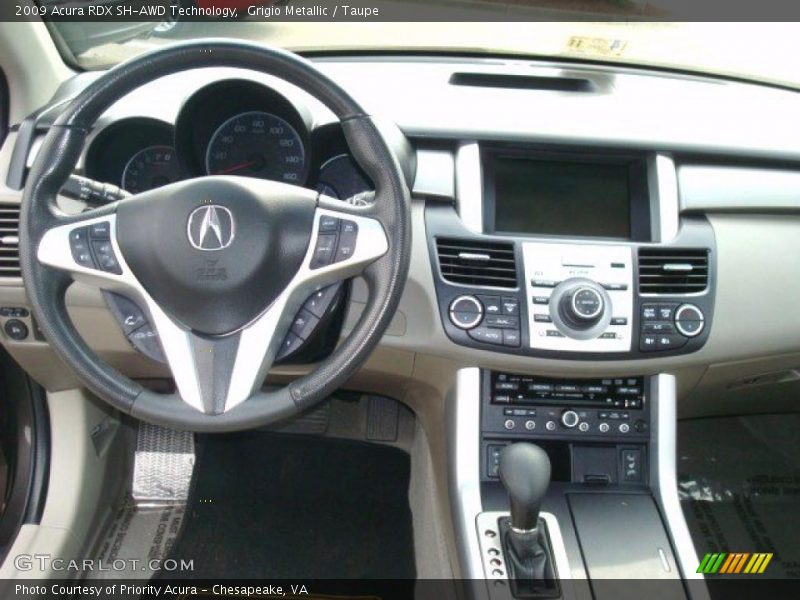 Grigio Metallic / Taupe 2009 Acura RDX SH-AWD Technology