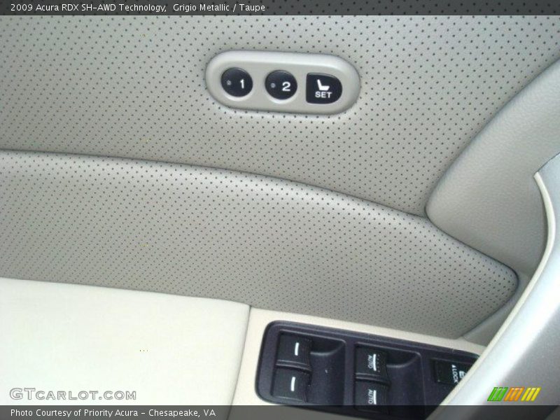 Grigio Metallic / Taupe 2009 Acura RDX SH-AWD Technology