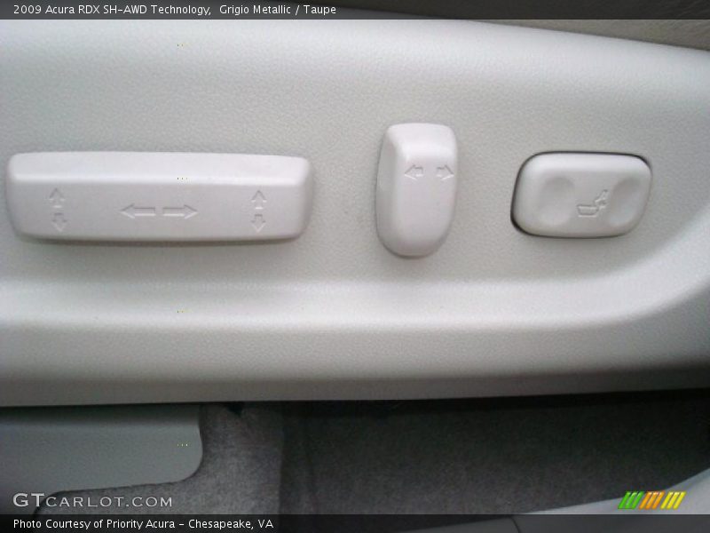 Grigio Metallic / Taupe 2009 Acura RDX SH-AWD Technology