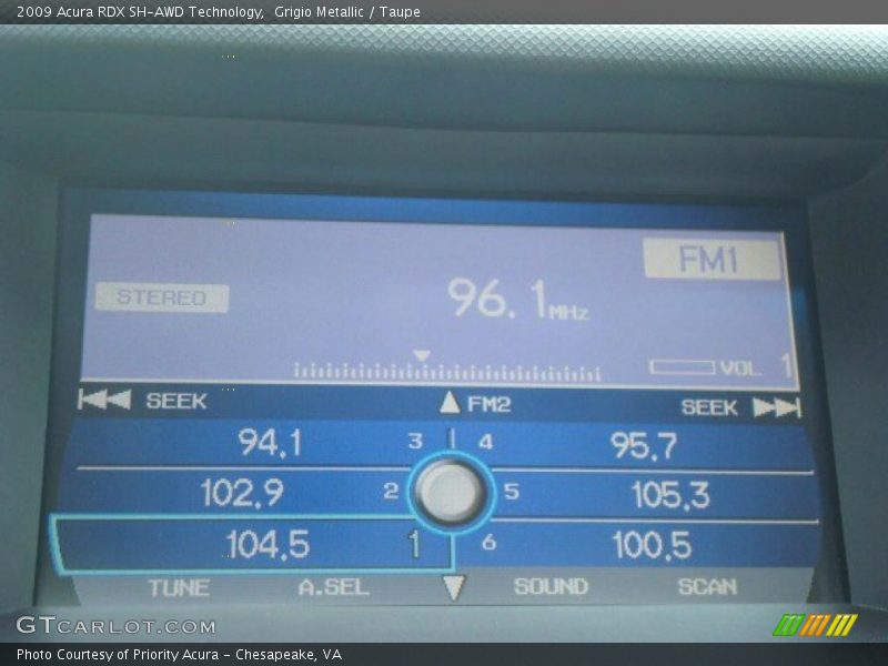 Grigio Metallic / Taupe 2009 Acura RDX SH-AWD Technology