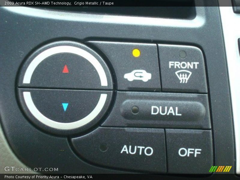 Grigio Metallic / Taupe 2009 Acura RDX SH-AWD Technology