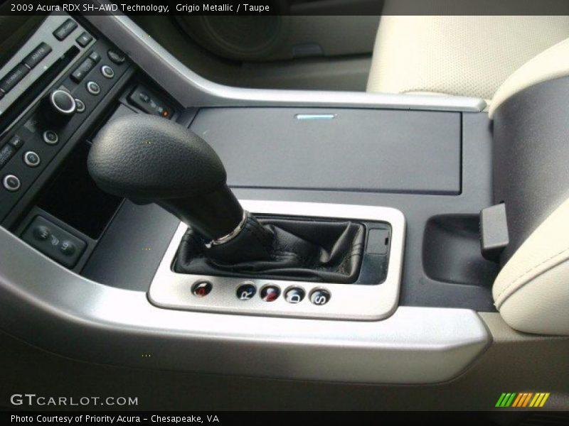 Grigio Metallic / Taupe 2009 Acura RDX SH-AWD Technology