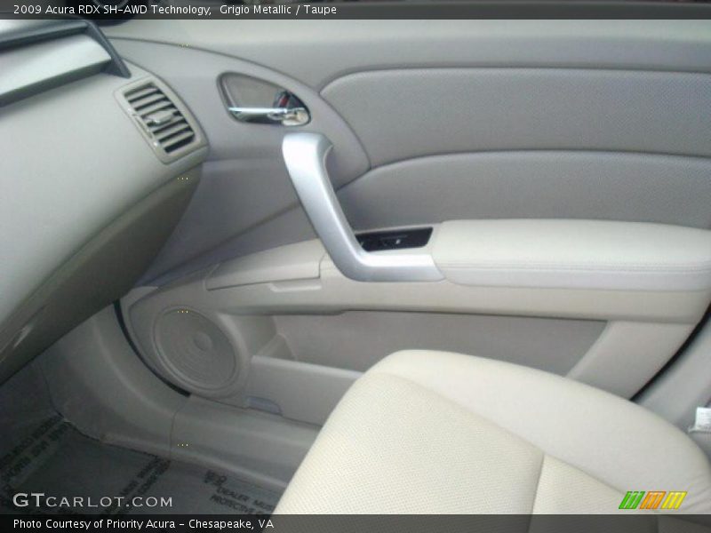 Grigio Metallic / Taupe 2009 Acura RDX SH-AWD Technology