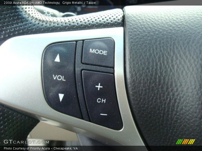 Grigio Metallic / Taupe 2009 Acura RDX SH-AWD Technology