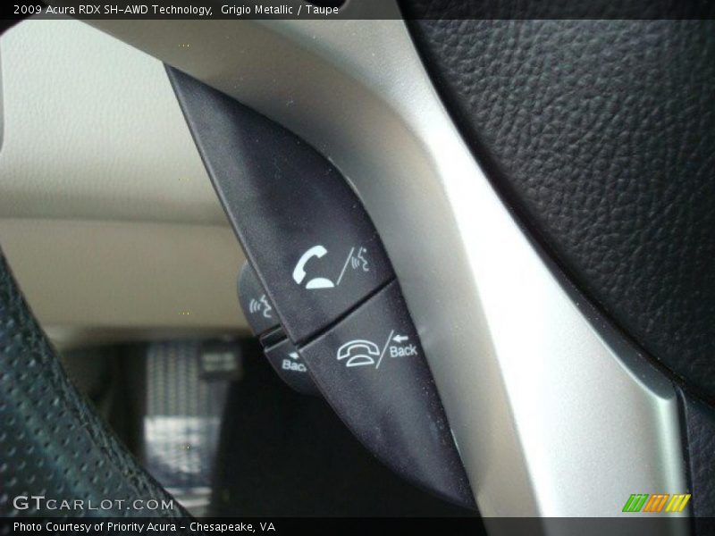 Grigio Metallic / Taupe 2009 Acura RDX SH-AWD Technology