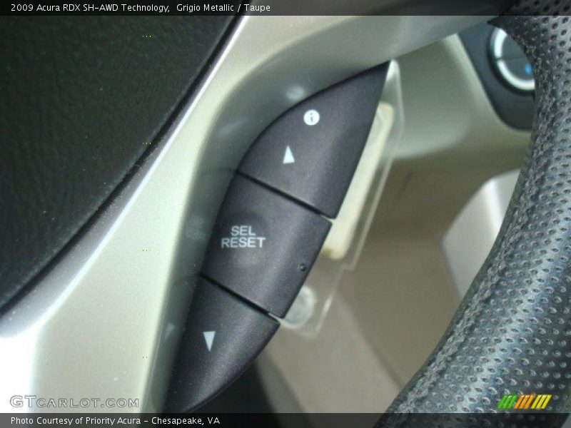 Grigio Metallic / Taupe 2009 Acura RDX SH-AWD Technology