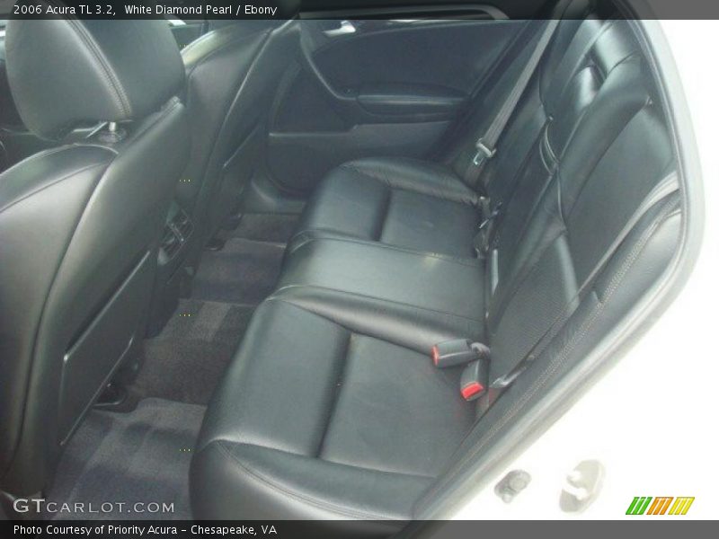 White Diamond Pearl / Ebony 2006 Acura TL 3.2