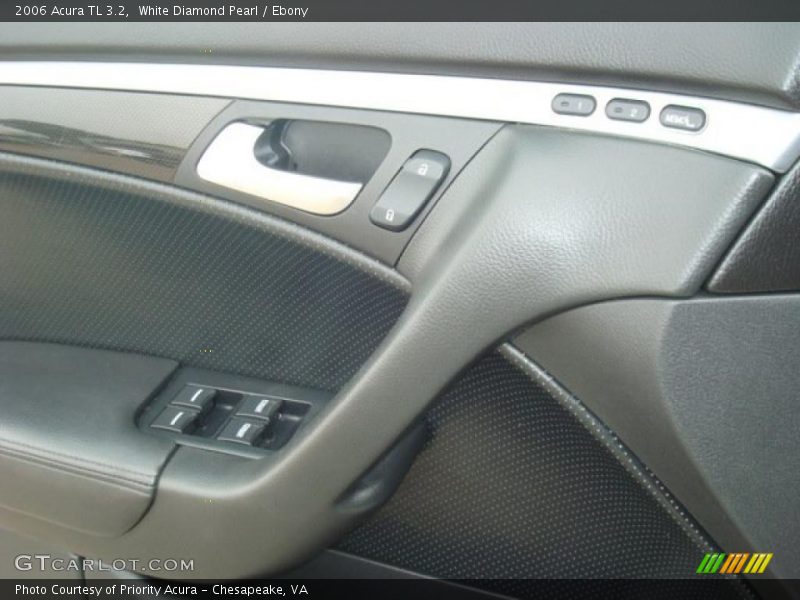 White Diamond Pearl / Ebony 2006 Acura TL 3.2