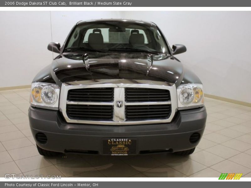 Brilliant Black / Medium Slate Gray 2006 Dodge Dakota ST Club Cab