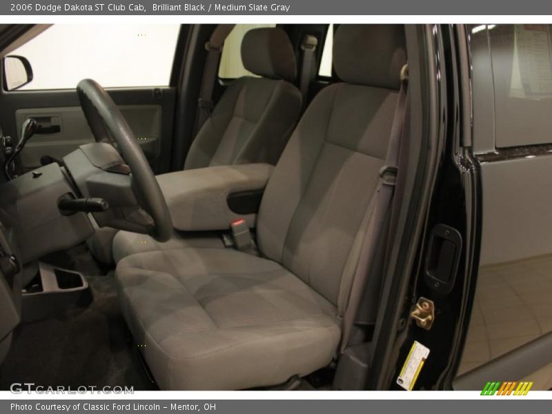 Brilliant Black / Medium Slate Gray 2006 Dodge Dakota ST Club Cab