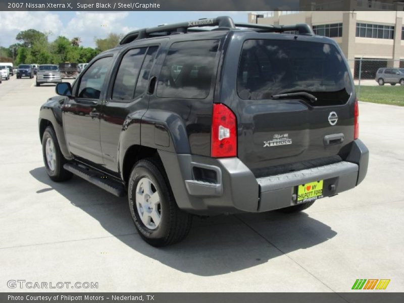 Super Black / Steel/Graphite 2007 Nissan Xterra X