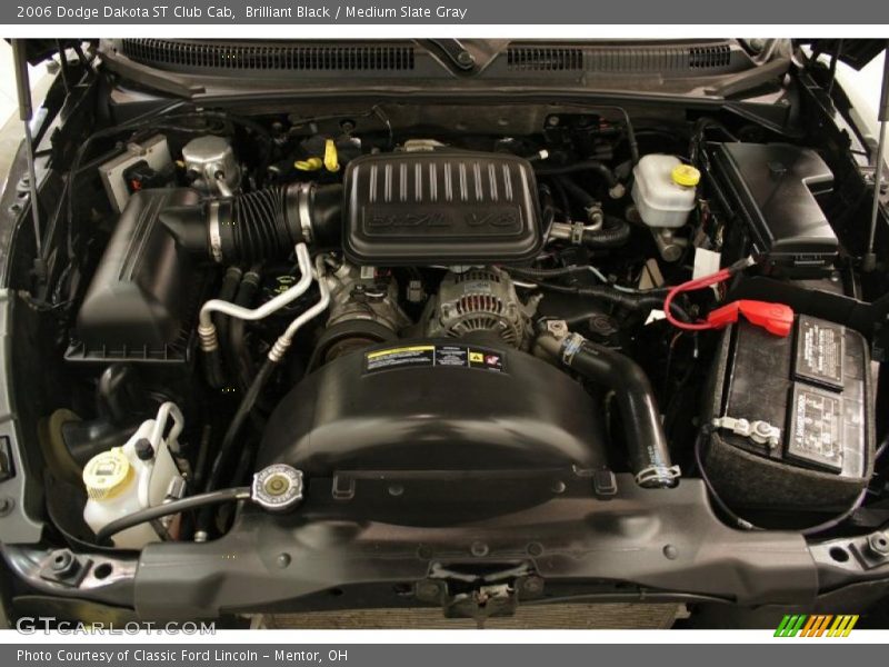 Brilliant Black / Medium Slate Gray 2006 Dodge Dakota ST Club Cab