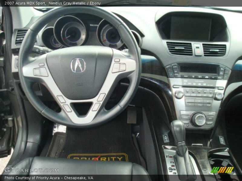 Nimbus Gray Metallic / Ebony 2007 Acura MDX Sport