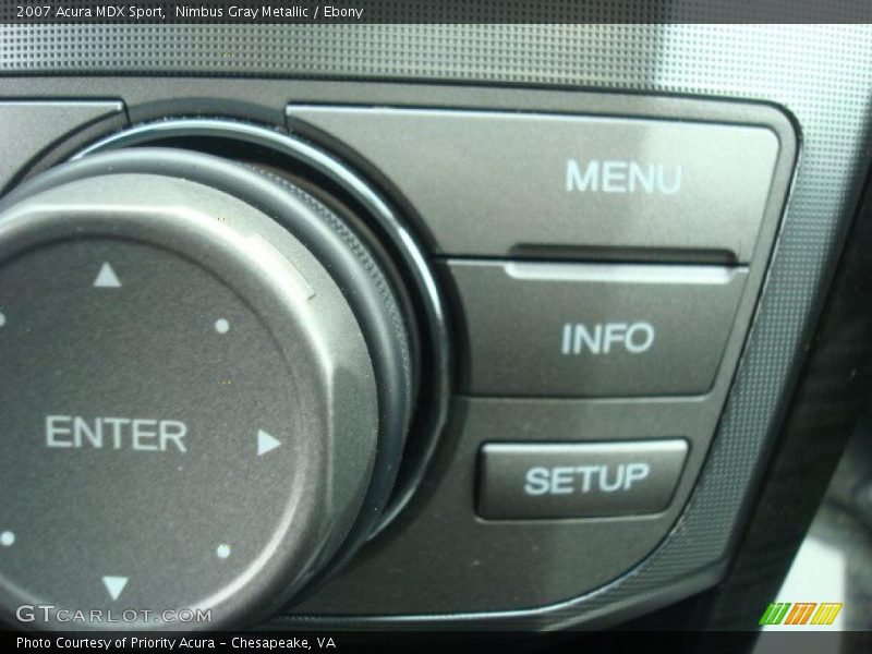 Nimbus Gray Metallic / Ebony 2007 Acura MDX Sport