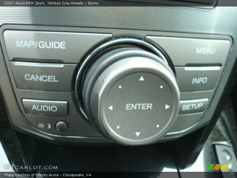 Nimbus Gray Metallic / Ebony 2007 Acura MDX Sport