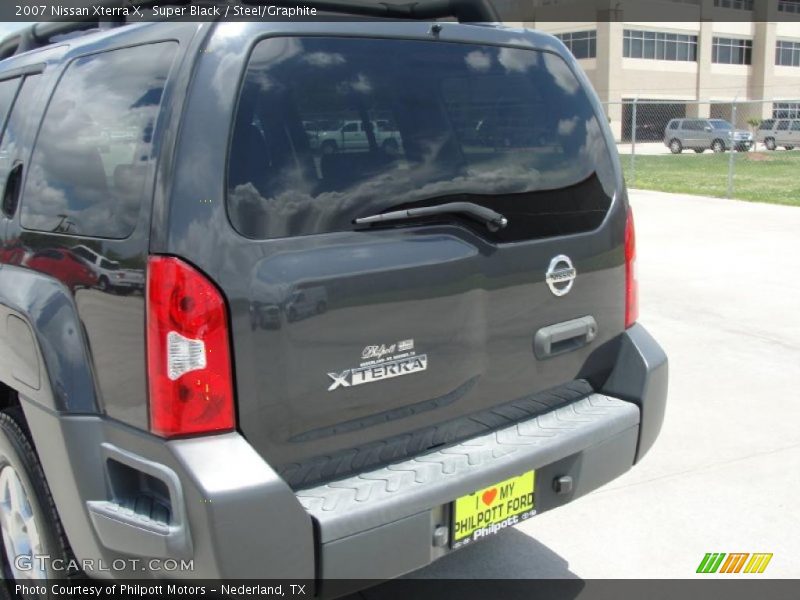 Super Black / Steel/Graphite 2007 Nissan Xterra X