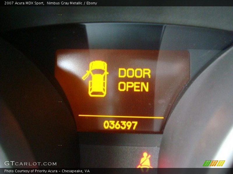 Nimbus Gray Metallic / Ebony 2007 Acura MDX Sport