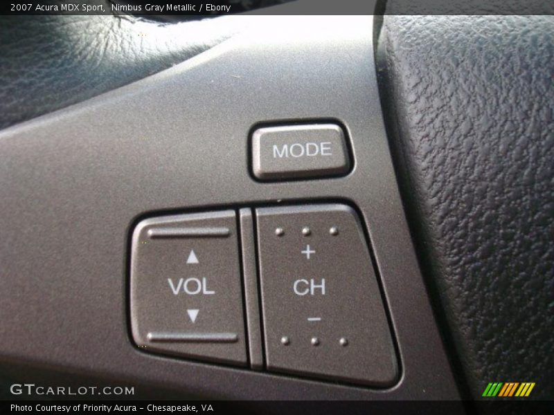 Nimbus Gray Metallic / Ebony 2007 Acura MDX Sport