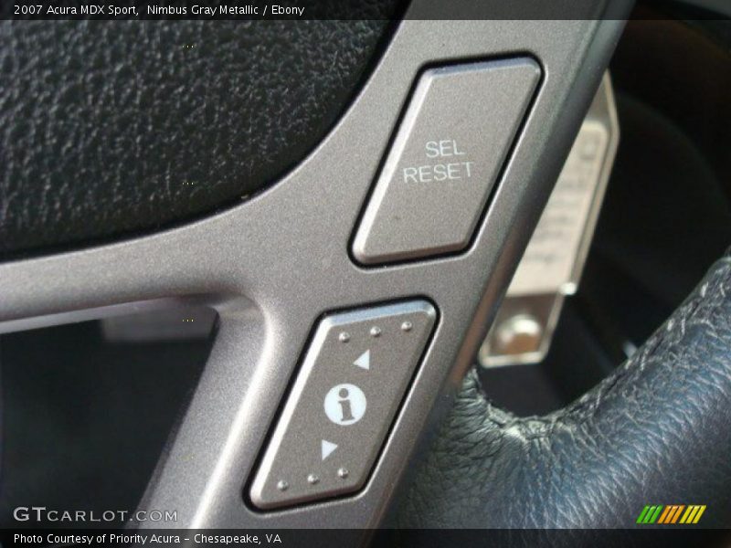 Nimbus Gray Metallic / Ebony 2007 Acura MDX Sport