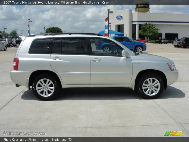 Millenium Silver Metallic / Ash Gray 2007 Toyota Highlander Hybrid Limited