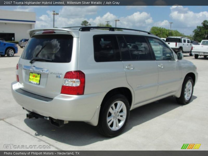 Millenium Silver Metallic / Ash Gray 2007 Toyota Highlander Hybrid Limited