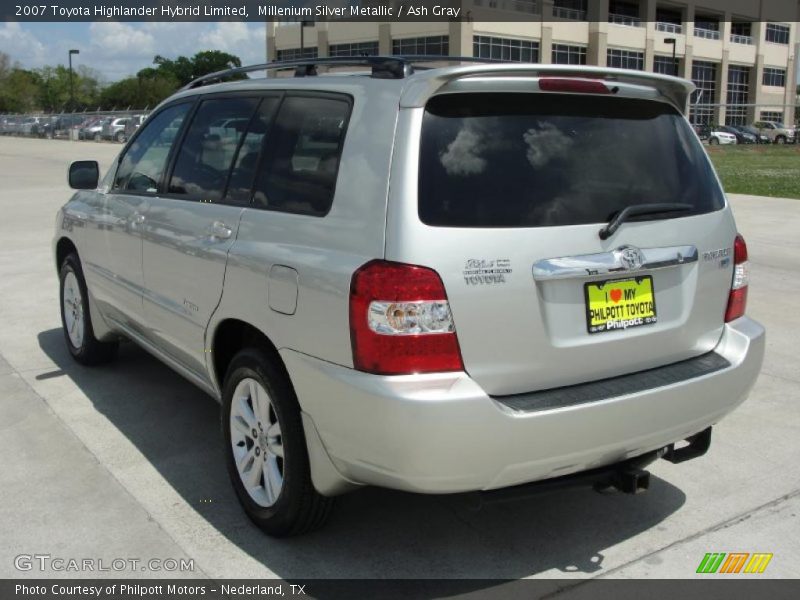 Millenium Silver Metallic / Ash Gray 2007 Toyota Highlander Hybrid Limited