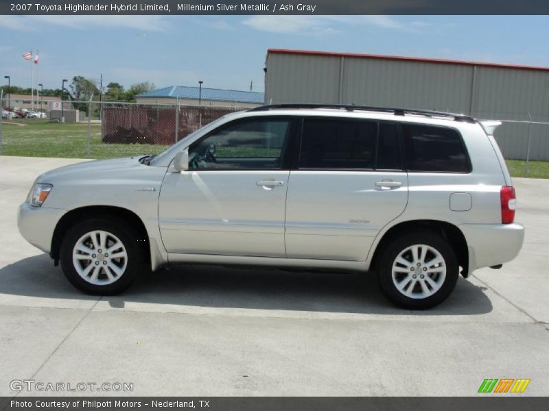 Millenium Silver Metallic / Ash Gray 2007 Toyota Highlander Hybrid Limited