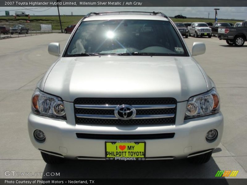 Millenium Silver Metallic / Ash Gray 2007 Toyota Highlander Hybrid Limited