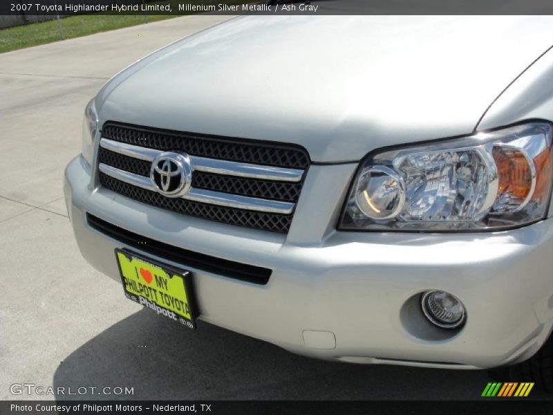 Millenium Silver Metallic / Ash Gray 2007 Toyota Highlander Hybrid Limited