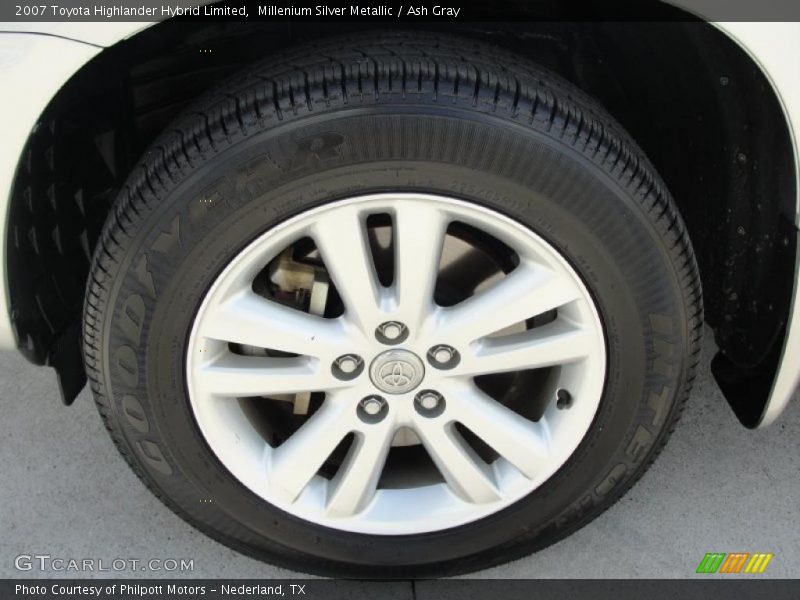 Millenium Silver Metallic / Ash Gray 2007 Toyota Highlander Hybrid Limited