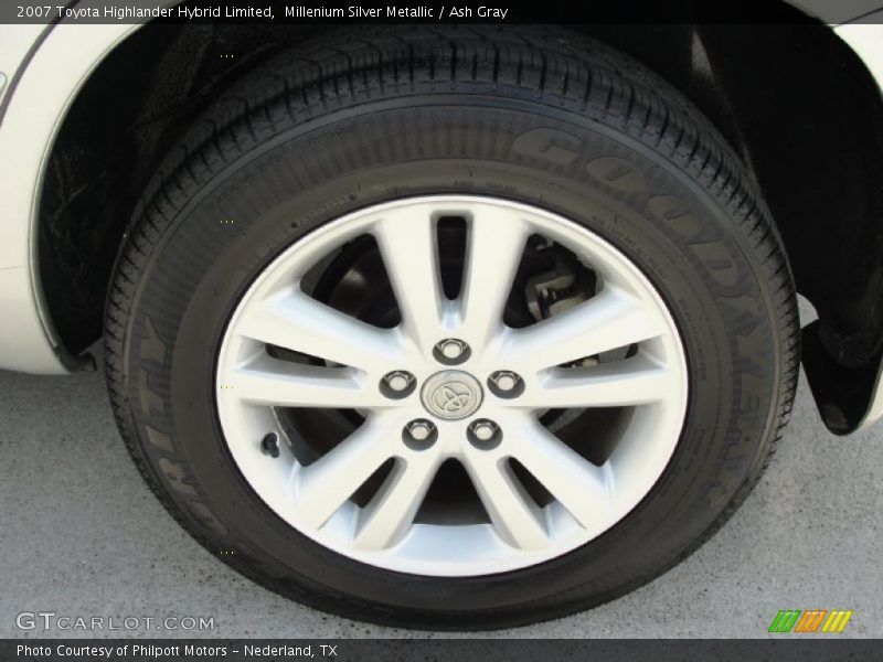 Millenium Silver Metallic / Ash Gray 2007 Toyota Highlander Hybrid Limited