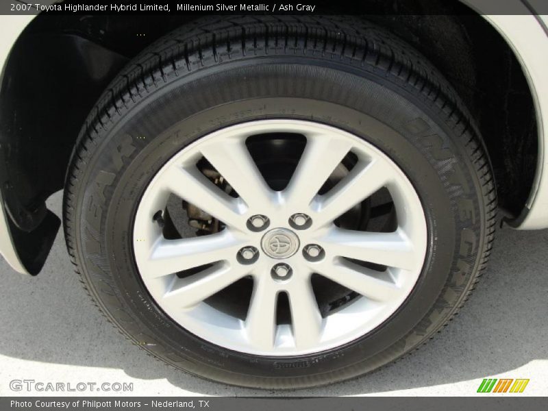 Millenium Silver Metallic / Ash Gray 2007 Toyota Highlander Hybrid Limited