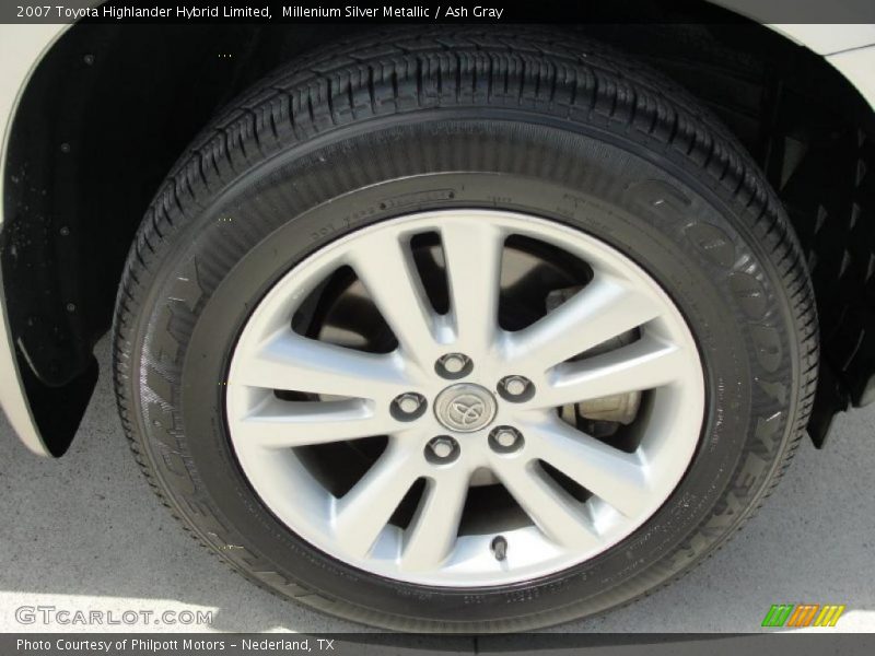 Millenium Silver Metallic / Ash Gray 2007 Toyota Highlander Hybrid Limited