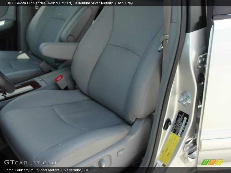 Millenium Silver Metallic / Ash Gray 2007 Toyota Highlander Hybrid Limited