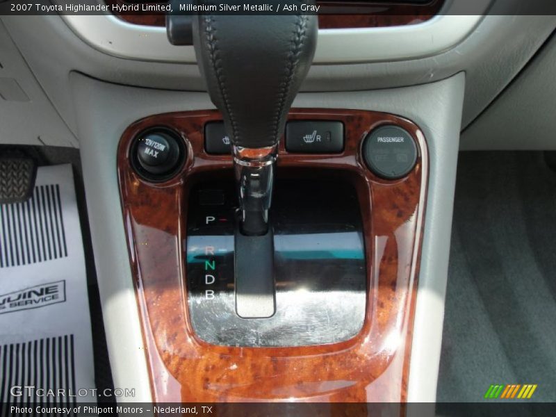 Millenium Silver Metallic / Ash Gray 2007 Toyota Highlander Hybrid Limited