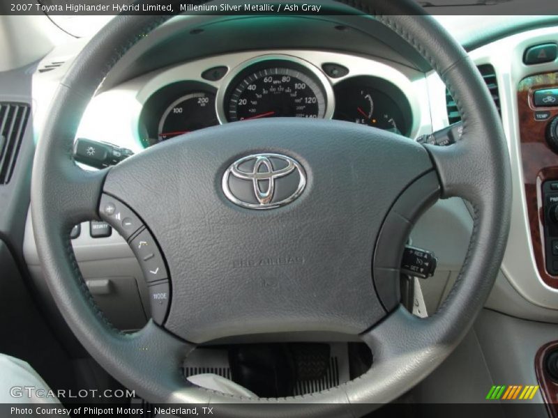 Millenium Silver Metallic / Ash Gray 2007 Toyota Highlander Hybrid Limited