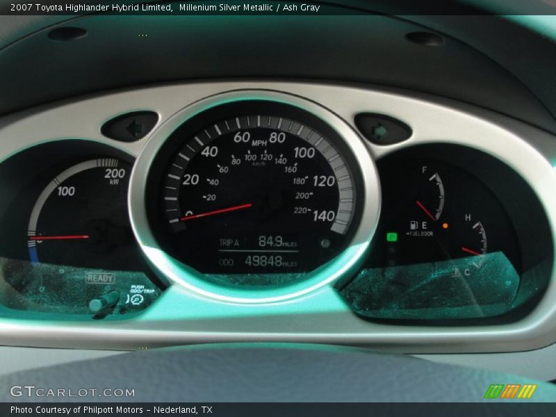 Millenium Silver Metallic / Ash Gray 2007 Toyota Highlander Hybrid Limited