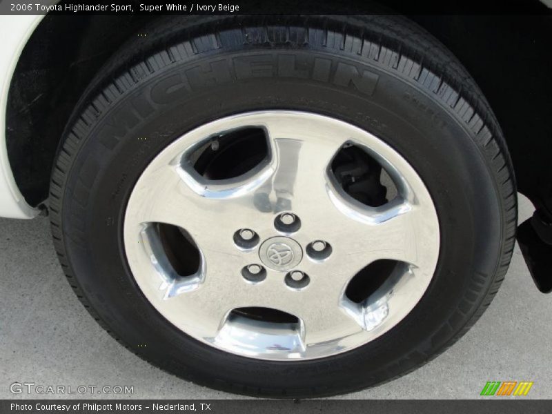 Super White / Ivory Beige 2006 Toyota Highlander Sport