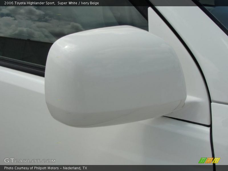 Super White / Ivory Beige 2006 Toyota Highlander Sport
