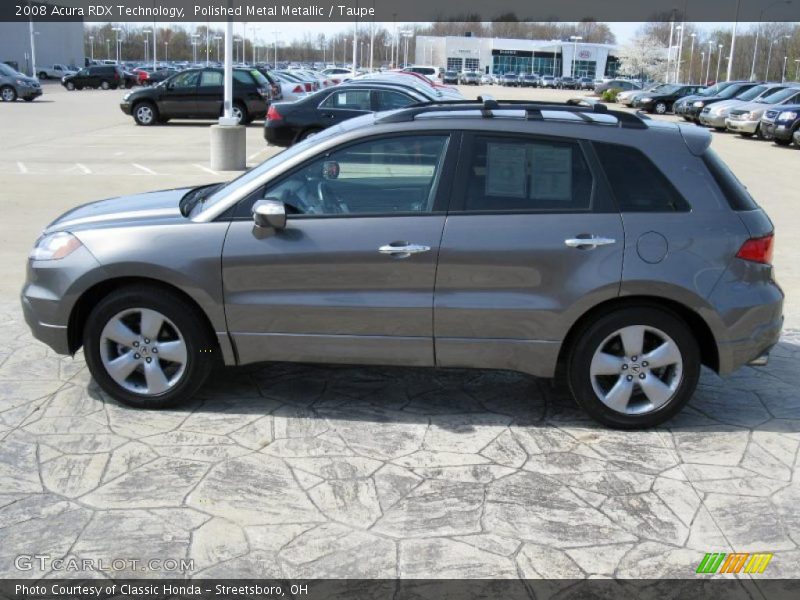 Polished Metal Metallic / Taupe 2008 Acura RDX Technology