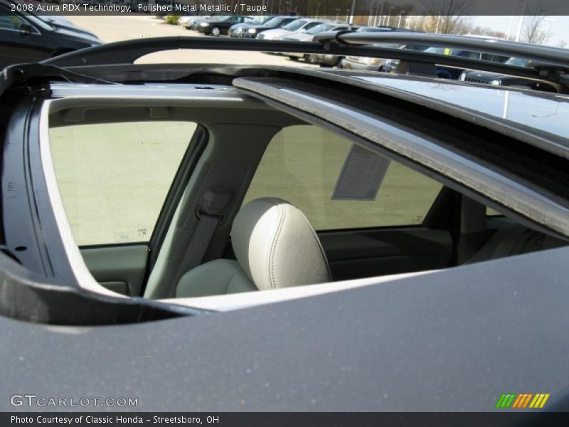 Polished Metal Metallic / Taupe 2008 Acura RDX Technology