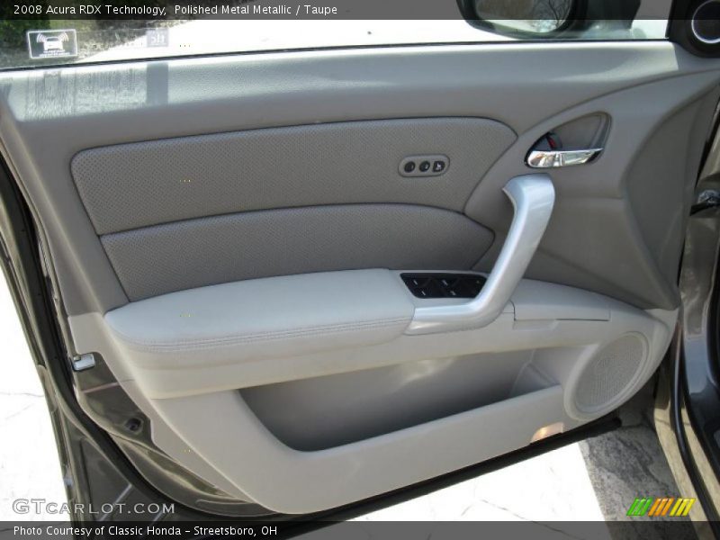 Polished Metal Metallic / Taupe 2008 Acura RDX Technology