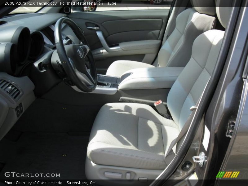 Polished Metal Metallic / Taupe 2008 Acura RDX Technology
