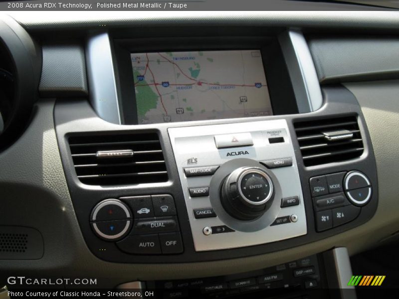 Polished Metal Metallic / Taupe 2008 Acura RDX Technology