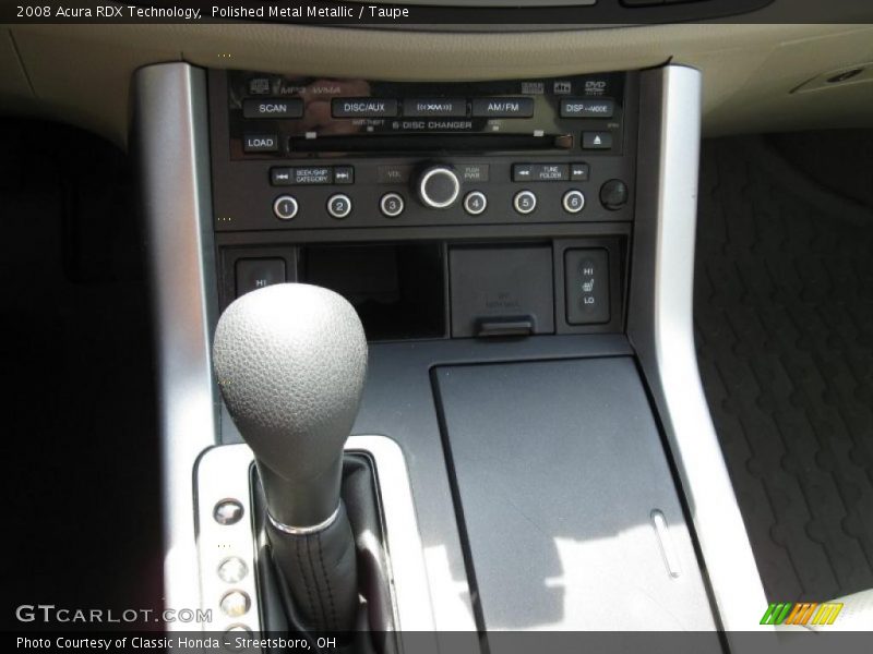 Polished Metal Metallic / Taupe 2008 Acura RDX Technology