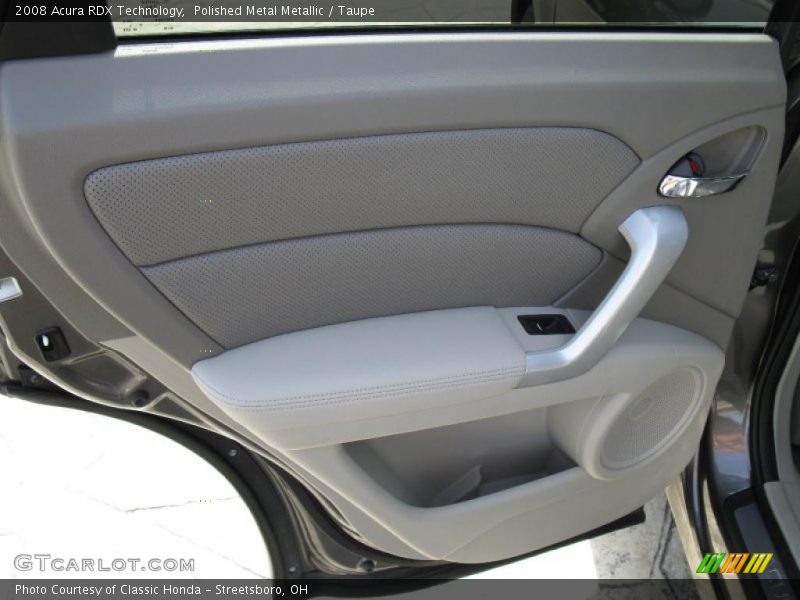 Polished Metal Metallic / Taupe 2008 Acura RDX Technology