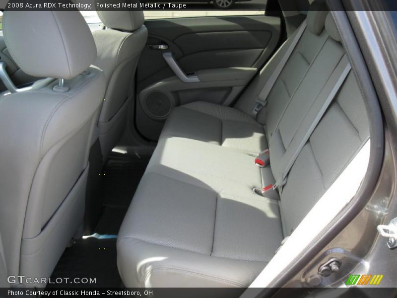 Polished Metal Metallic / Taupe 2008 Acura RDX Technology