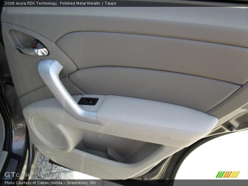 Polished Metal Metallic / Taupe 2008 Acura RDX Technology